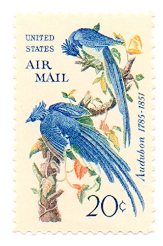 1962 Columbia Jays Single 20c Airmail Postage Stamp  - Scott C71 -  MNH,OG