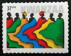 2004 Kwanzaa Single 37c Postage Stamp - Sc# - 3881 - MNH, OG - CX741