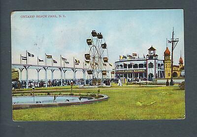 VEGAS - Posted 1909 Ontario Beach Park, NY Postcard - FE433