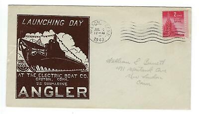 VEGAS - 1943 Submarine USS Angler Launch Cover - Groton, CT - FF131