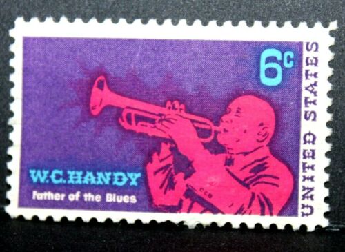 1969 WC Handy Single 6c Postage Stamp - Scott 1372- MNH, OG - CX357
