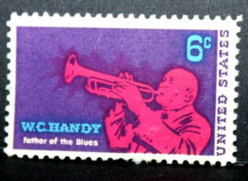 1969 WC Handy Single 6c Postage Stamp - Sc# 1372- MNH, OG - CX357