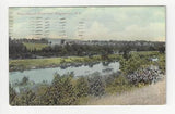 Posted 1913 USA Postcard - Susquehanna River Near Binghamton, NY (AT80)