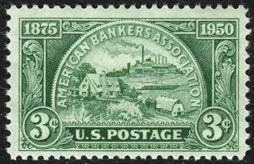 1950 American Bankers Association Single 3c Postage Stamp - MNH, OG - Scott 987