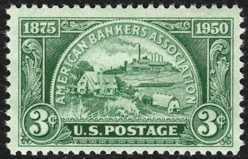 1950 American Bankers Association Single 3c Postage Stamp - MNH, OG - Sc# 987