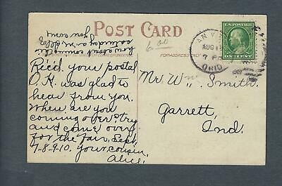 VEGAS - Posted 1909 Van Wert, OH - Washington Street South - FE466
