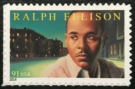 2014 Ralph Ellison Plate Single 91c Postage Stamp - MNH, OG - Scott 4866