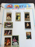 VEGAS - Art History On Stamps Home Made Presentation Album M&U Stamps ~98 Photos