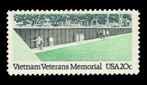 1984 Vietnam Veterans Memorial Single 20c Postage Stamp - MNH, OG - Sc# 2109