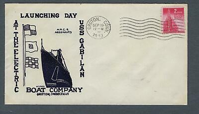 VEGAS - 1943 Submarine USS Gabilan Launch Spader Cover - Groton - FH187