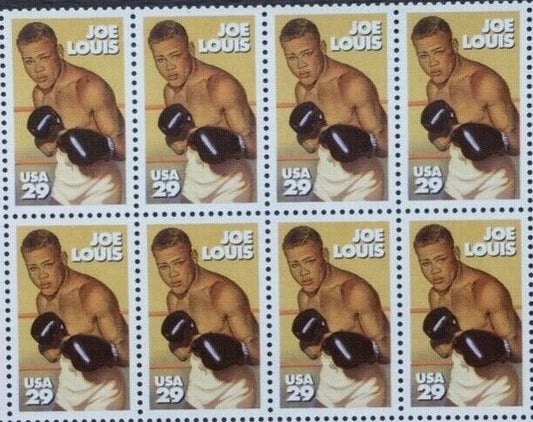 1993 Joe Louis Block Of 8 29c Postage Stamps - Scott 2766 - MNH - DS135b