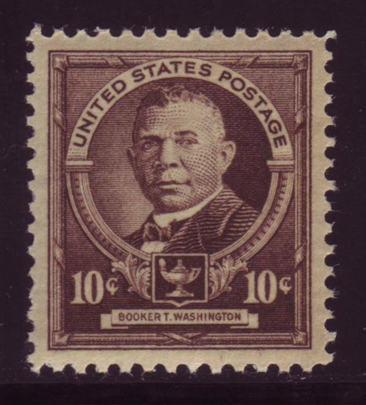 1940 Booker T Washington Single 10c Postage Stamp - Scott 873 - MNH,OG