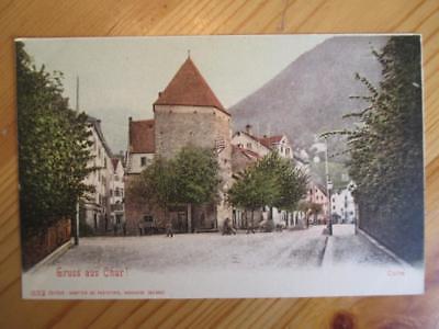Vintage Switzerland Picture Postcard -Greetings From Chur - Swiss Choclat (YY14)
