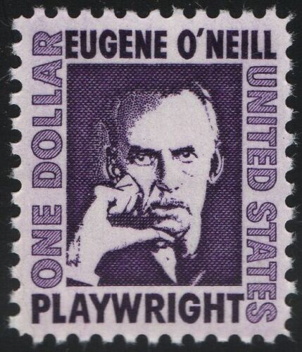 1967 Eugene O'Neill Single $1 Postage Stamp - MNH, OG - Sc# 1294