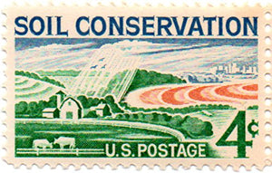 1959 Soil Conservation  Single 4c Postage Stamp  - Sc#1133 -  MNH,OG