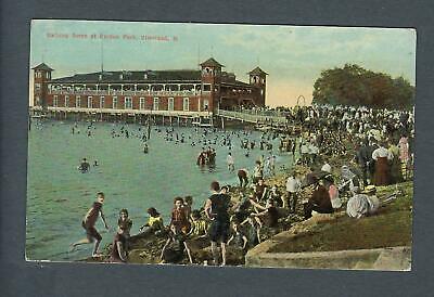 VEGAS - Early 1900s Cleveland, OH - Bathing At Gordon Park Postcard -FE476