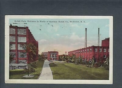 VEGAS - 1922 Rochester, NY - Kodak Park Entrance Postcard - FE446