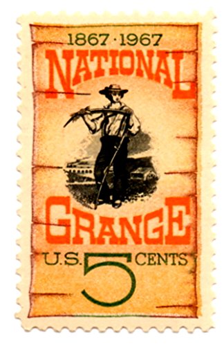 1967 National  Grange Poster Single 5c Postage Stamps  - Scott1323 -  MNH,OG