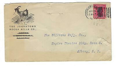 VEGAS - c1903 The Johnstown, NY Mocha Mills Co. Ad Cover - FF145