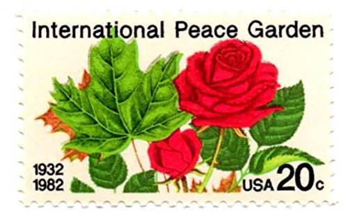 1982 International Peace Garden Single 20c Postage Stamp  - Scott 2014 -  MNH,OG