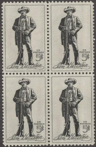 1964 Sam Houston Block Of 4 5c Postage Stamps Sc# 1242 - MNH, OG - CW312