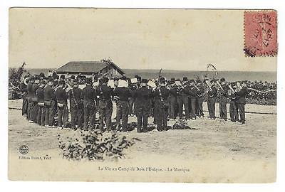 1907 France Photo Postcard - Music At Camp De Bois L'Eveque (OO8)