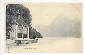 Vintage Switzerland Photo Postcard - William Tell Chapel (AN35)