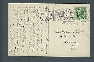 VEGAS - Posted 1910 Alliance, OH View From Market & Freedom Postcard - FE405