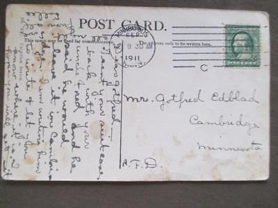 1911 USA Photo Postcard - Doing A Lot Of Driving - Early Automobile Ref. (UU127)