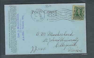VEGAS - Posted 1907 San Francisco Earthquake Fires Postcard - Collier's - FK172