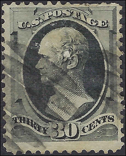 VEGAS - 1873 30c Hamilton - Scott165 (Or 154?) - Small Deface On & About Temple