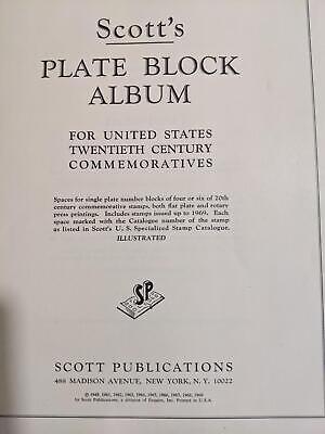 VEGAS - Scott Plate Block Album Thru 1981 No Stamps Very Good - Read ~19 Photos