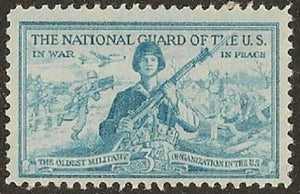 1953 National Guard Single 3c Postage Stamp - Sc# 1017 - MNH - CW434b