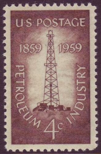 1962 - Petroleum Industry Single 4c Postage Stamp - Sc# 1134 - MNH, OG - CX596a