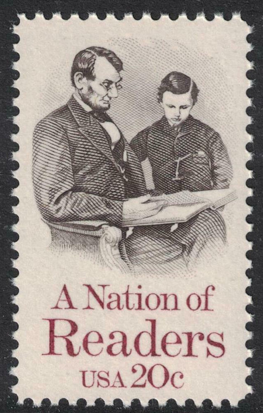 1984 A Nation Of Readers Single 20c Postage Stamp - MNH, OG - Scott 2106
