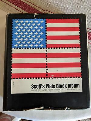 VEGAS - Scott Plate Block Album Thru 1981 No Stamps Very Good - Read ~19 Photos