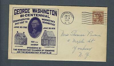 VEGAS - 1932 Washington Bicentennial Schenectady, NY Chamber & Contents - FG160