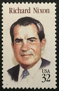 1995 Richard Nixon Single 32c Postage Stamp - MNH, OG - Sc# 2955 - DS197d