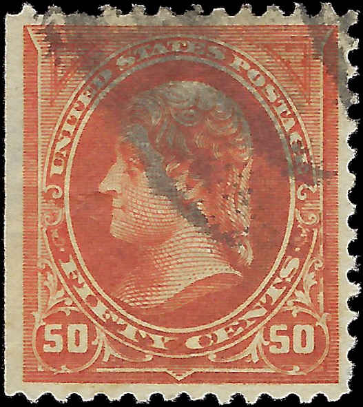 VEGAS - 1894 50c Jefferson - Scott260 -- No Visible WM - Centering!