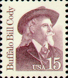 1988  Buffalo Bill Cody Single 15c Postage Stamp  - Sc# 2177b 0  MNH,OG