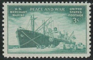 1946 U.S. Merchant Marine Commemorative Single 3c Stamp  -Sc#939 - MNH,OG