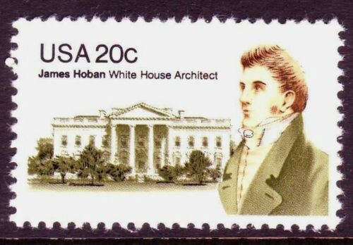1981 James Hoban, White House Architect Single 20c Postage Stamp Scott 1936 - MNH - CW480a