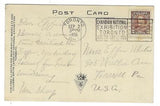 1936 Canada Postcard - Toronto Exhibition - Gooderham Fountain (ZZ77)