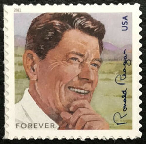 2011 President Ronald Reagan Single "Forever" Postage Stamp - MNH, OG - Sc# 4494
