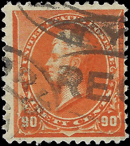 VEGAS - 1890-93 90c Perry - Scott229 - Used - No Observed Flaws