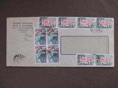 1963 Algeria Window Bank Cover - 10 Stamps (UU58)