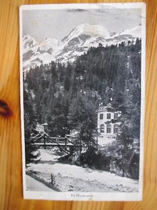 Vintage Switzerland Photo Postcard - Hotel Morteratsch - See Reverse (ZZ110)