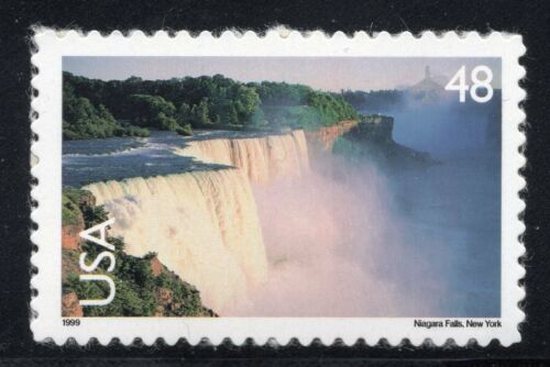 1999 Niagara Falls Airmail Single 48c Postage Stamp - Sc#C133 - (CW84a)