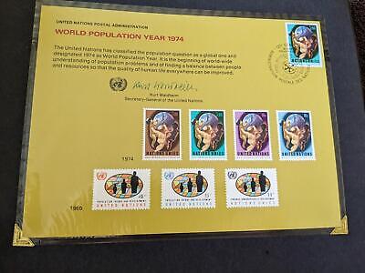 VEGAS - 1970s-80s United Nations UN Homemade Souvenir Card Album ~92 Photos