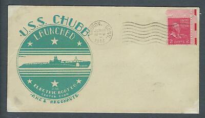 VEGAS - 1944 Submarine USS Chubb Launch Cover - Groton - FH127